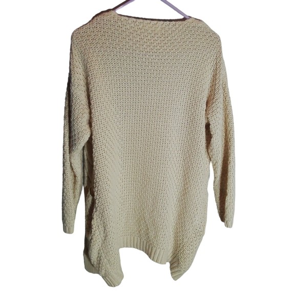 Women'sJanice Cable Knit Sweater Size Small Medium Off-white Color - Picture 2 of 16